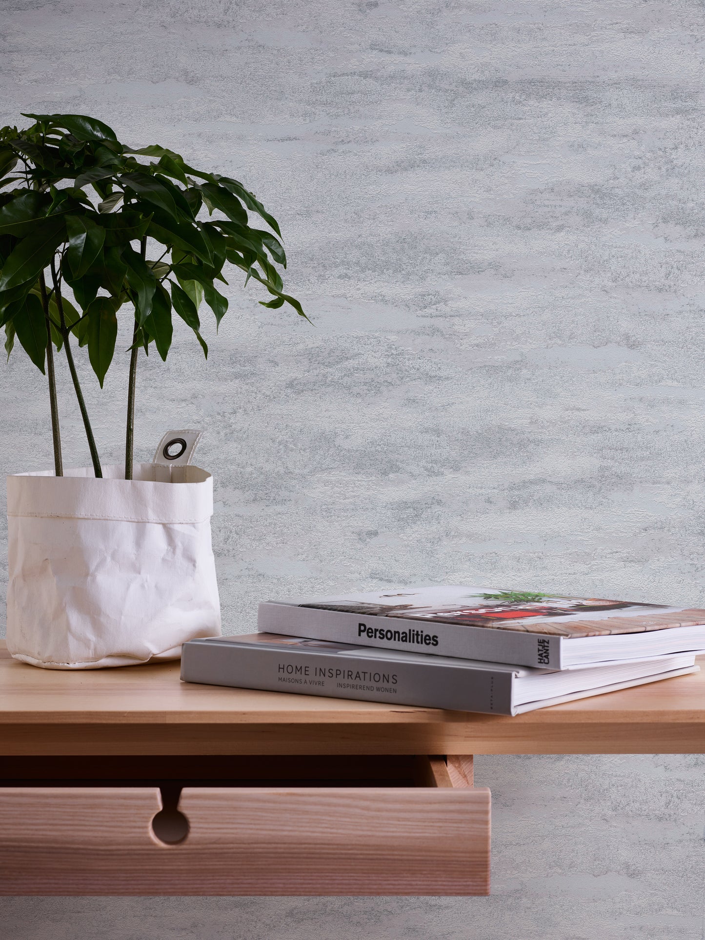 A.S. Création Tapete Attractive 2 390413 Grau Putzoptik Wandtapete Vliestapeten