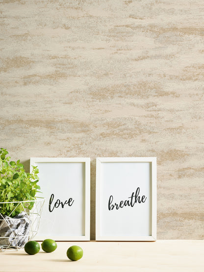 A.S. Création Tapete Attractive 2 390414 Beige Putzoptik Wandtapete Vliestapeten