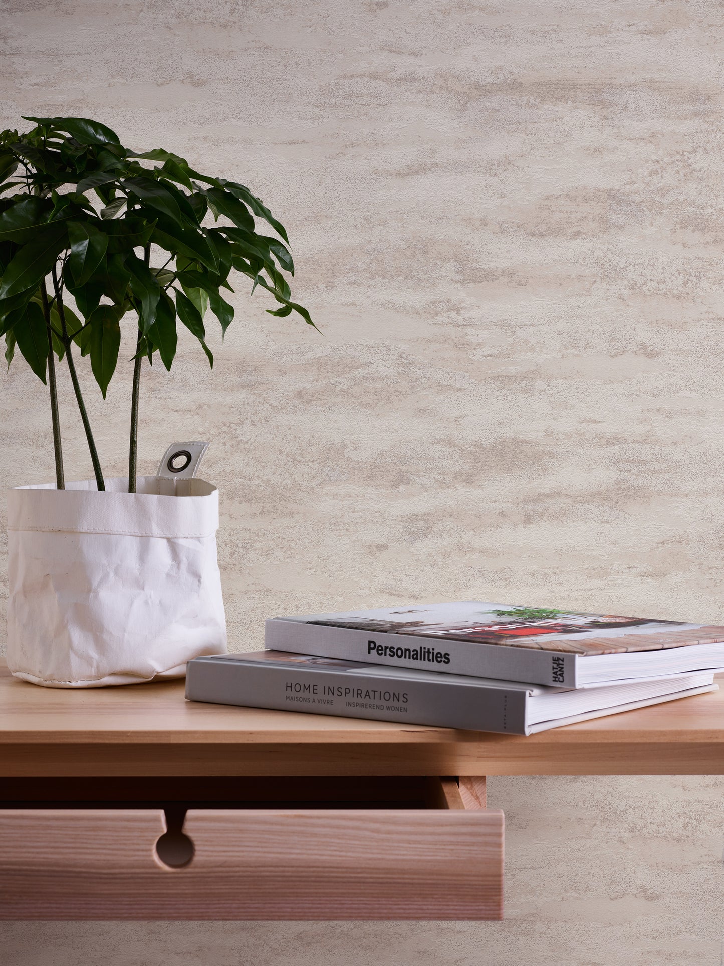 A.S. Création Tapete Attractive 2 390416 Creme Putzoptik Wandtapete Vliestapeten