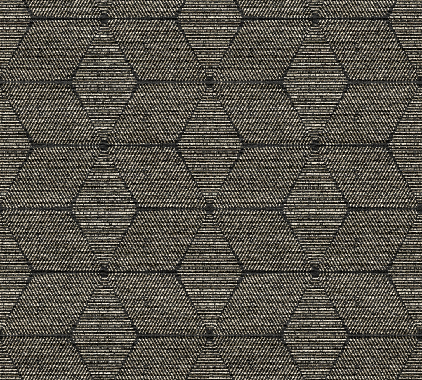 A.S. Création Tapete Antigua 390912 Schwarz Satin Tapeten Grafik matt Muster