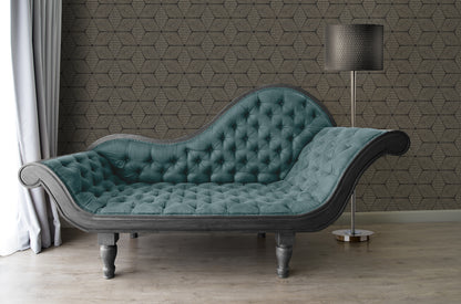 A.S. Création Tapete Antigua 390912 Schwarz Satin Tapeten Grafik matt Muster