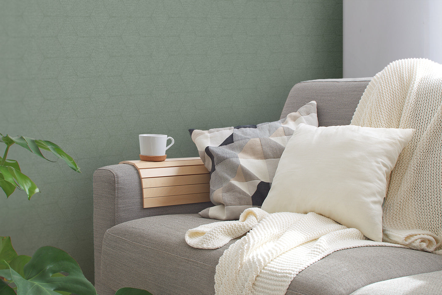 A.S. Création Tapete Antigua 390913 Grün Satin Wandtapete Grafiktapete matt