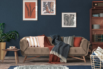 A.S. Création Tapete Antigua 390914 Blau Satin Wandtapete Grafiktapete matt