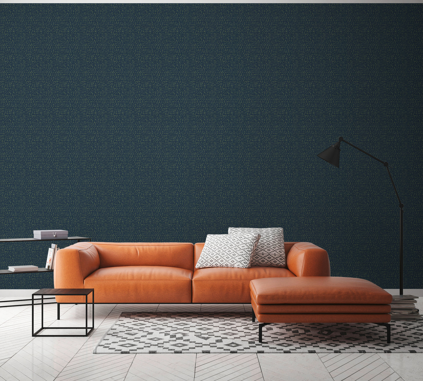 A.S. Création Tapete Antigua 390921 Blau Satin Wandtapete Abstrakt matt Tapeten