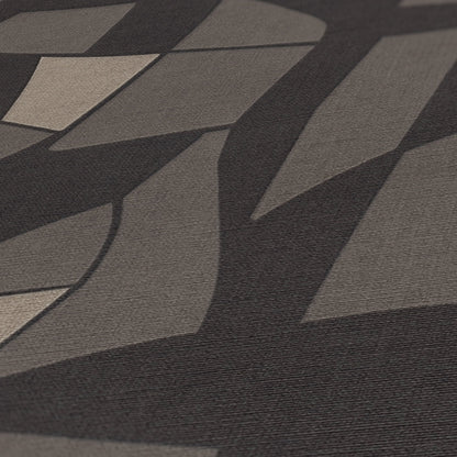 A.S. Création Tapete Antigua 390934 Schwarz Satin Wandtapete Grafiktapete matt