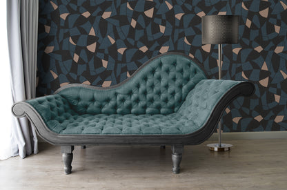 A.S. Création Tapete Antigua 390935 Schwarz Satin Wandtapete Grafiktapete matt