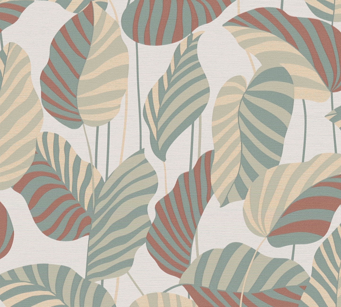 A.S. Création Tapete Antigua 390941 Weiß Satin Tapeten Florale Tapetematt Muster