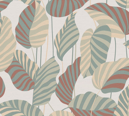 A.S. Création Tapete Antigua 390941 Weiß Satin Tapeten Florale Tapetematt Muster