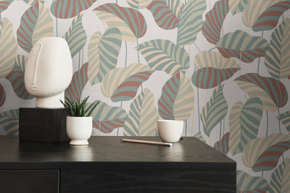 A.S. Création Tapete Antigua 390941 Weiß Satin Tapeten Florale Tapetematt Muster