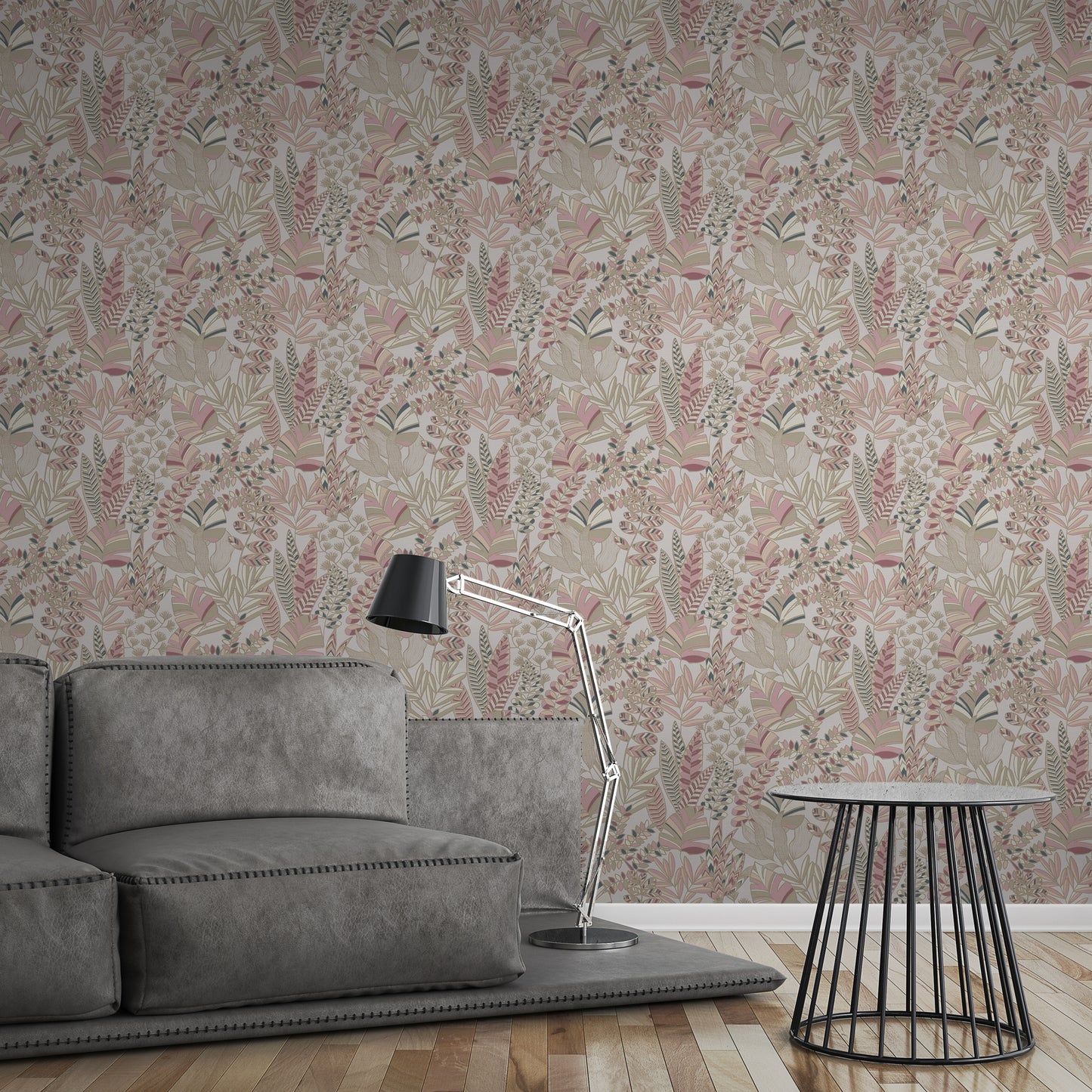 A.S. Création Tapete Antigua 390954 Rosa Satin Tapeten Florale Tapetematt Muster