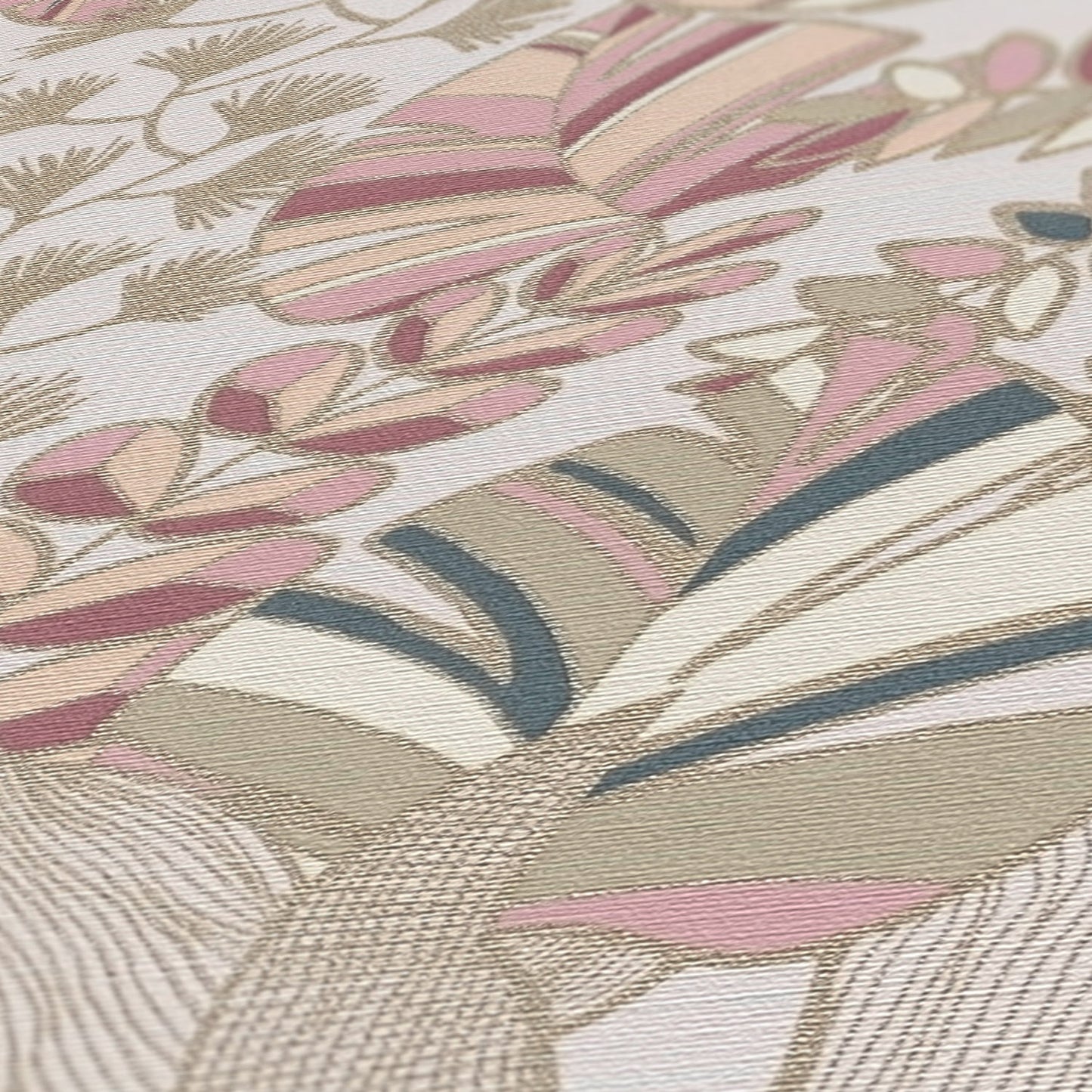 A.S. Création Tapete Antigua 390954 Rosa Satin Tapeten Florale Tapetematt Muster