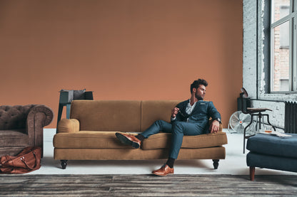 A.S. Création Tapete Antigua 390973 orange Satin Wandtapete Unitapete matt