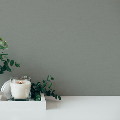 A.S. Création Tapete Antigua 390976 Grün Satin Wandtapete Unitapete matt Uni