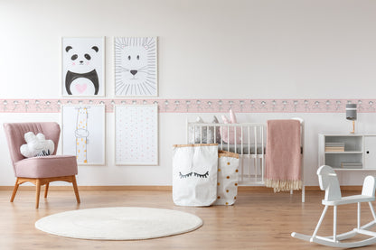 A.S. Création Kinderzimmer Bordüre Ballerina 403722 selbstklebend Borte Tapete