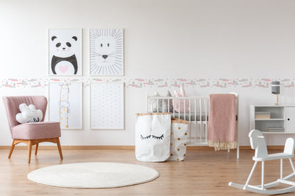 A.S. Création Kinderzimmer Bordüre Rosa 403726 selbstklebend Borte Tapete Kind