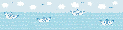 A.S. Création Kinderzimmer Bordüre Boote 403731 selbstklebend Borte Tapete Kind