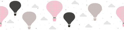 A.S. Création Kinderzimmer Bordüre Ballons Rosa 403737 selbstklebend Borte
