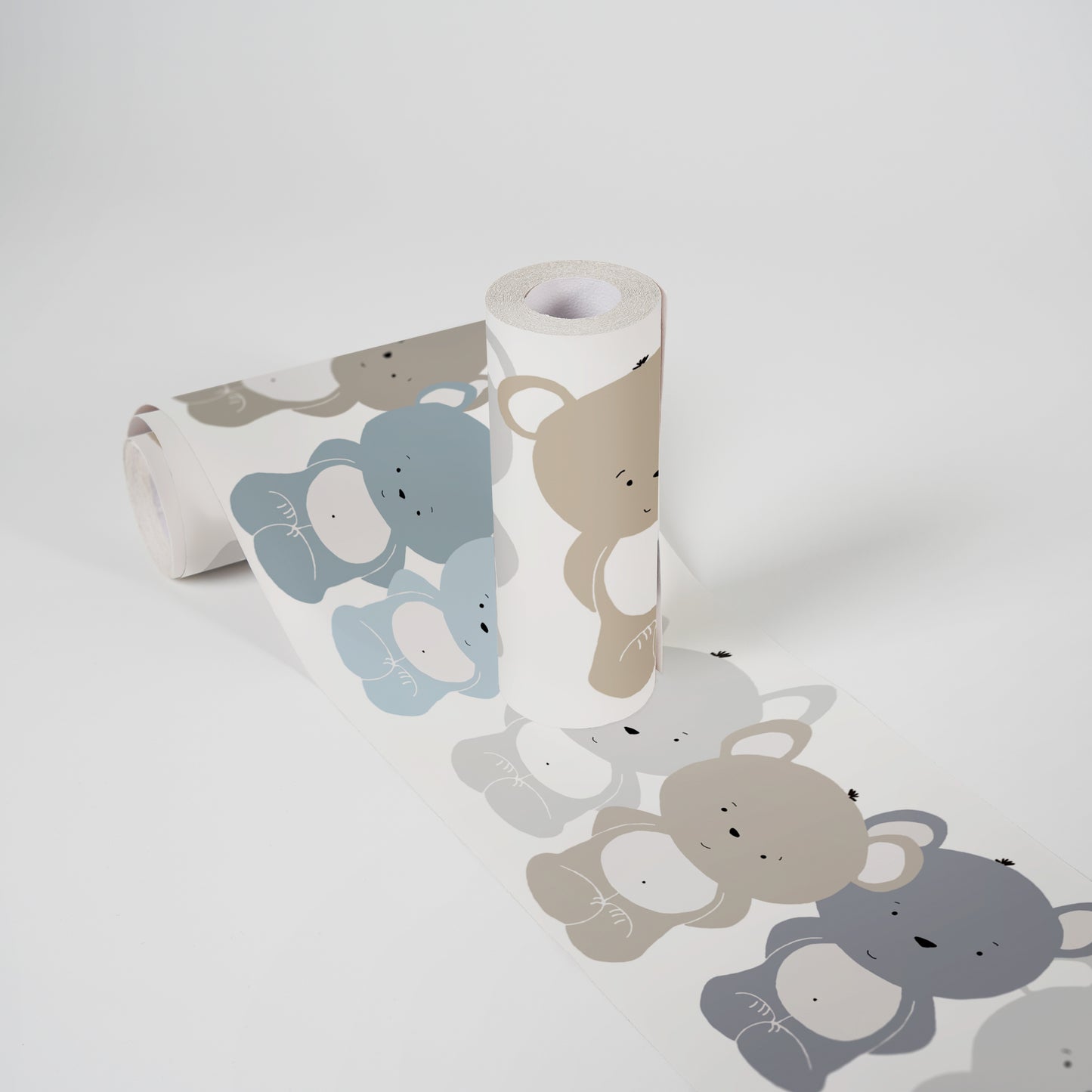 A.S. Création Kinderzimmer Bordüre Blau Teddy 403738 selbstklebend Borte Tapete