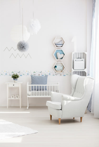 A.S. Création Kinderzimmer Bordüre maritim 403759 selbstklebend Borte Tapete
