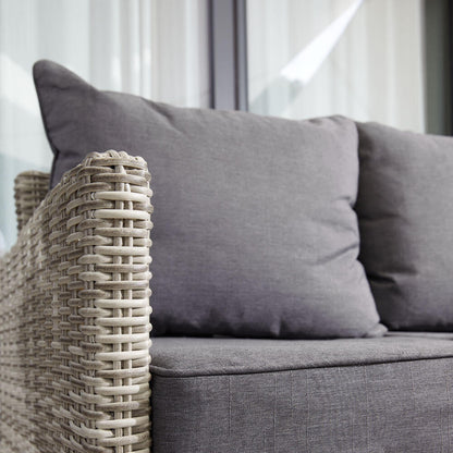 Polyrattan Lounge Garten Sitzgruppe Esstisch Gartensofa Sonnenliege Sitzgarnitur