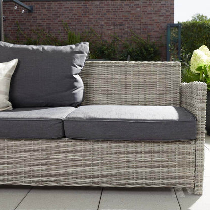 Polyrattan Lounge Garten Sitzgruppe Esstisch Gartensofa Sonnenliege Sitzgarnitur