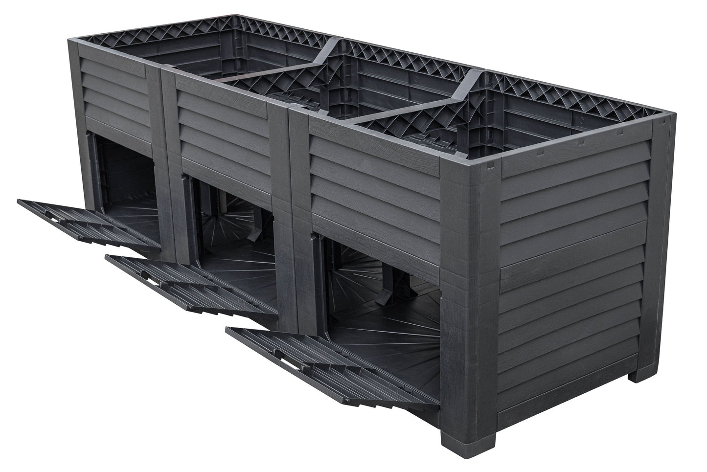 Hochbeet 226cm Garten Schrank 600L Frühbeet Kräuterbeet Pflanzkasten Pflanztisch