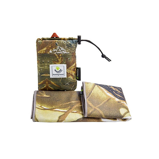 4Monster Outdoor Handtuch mit Camouflage Muster, Mikrofaser, Größe 30 x 80 cm