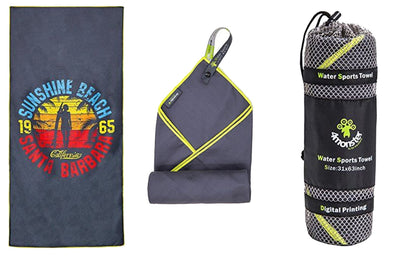 Mikrofaser Handtuch 160x80 Badetuch Sauna Familie Beach Sport Reise Wassersport