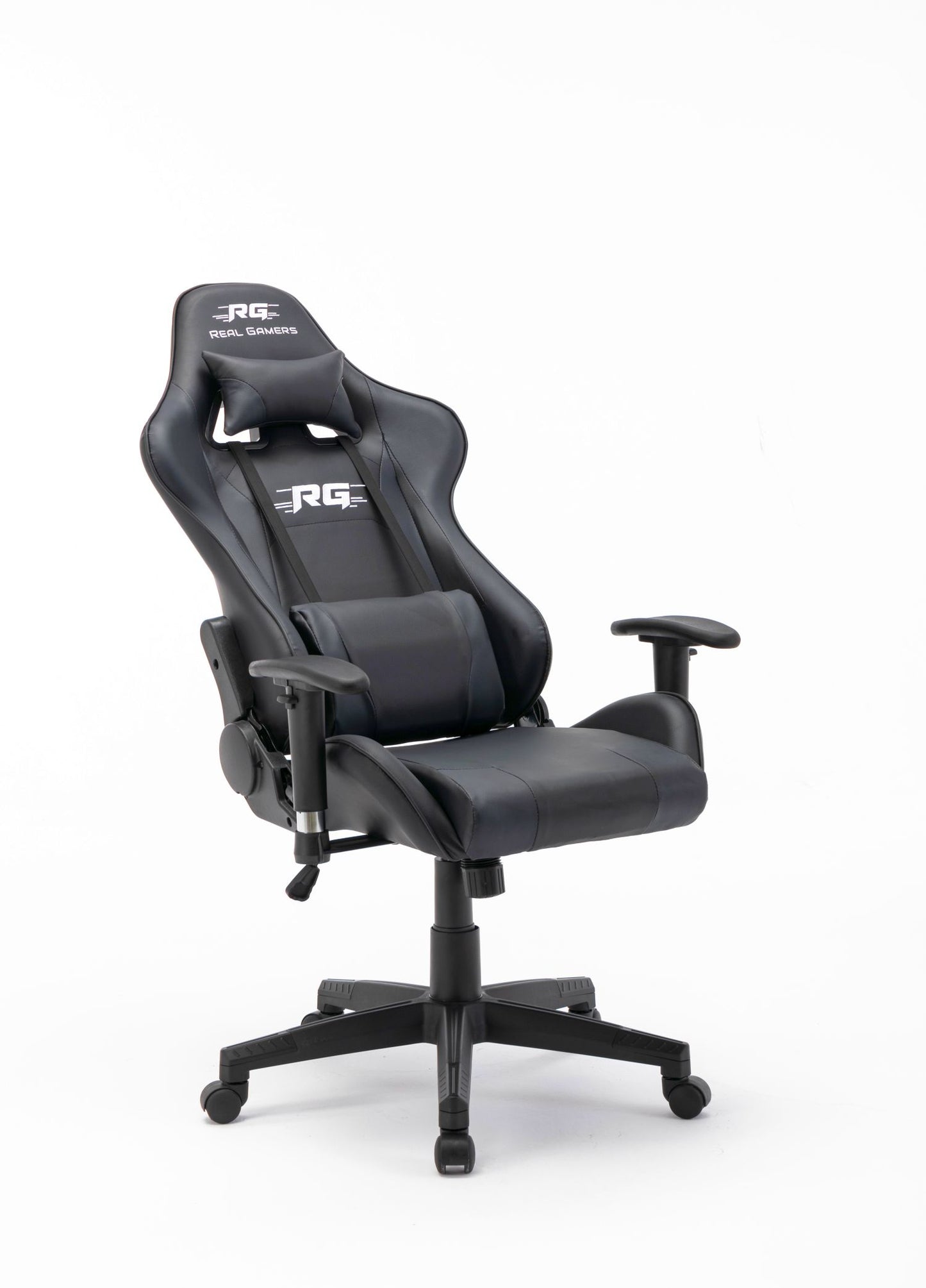 Gaming Computerstuhl Real Gamers Pro schwarz Bürostuhl Drehstuhl Gamer Sessel