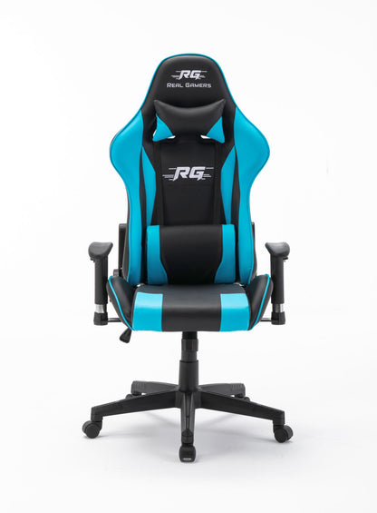 Gaming Computerstuhl Real Gamers Pro schwarz blau Drehstuhl Gamer Büro Stuhl