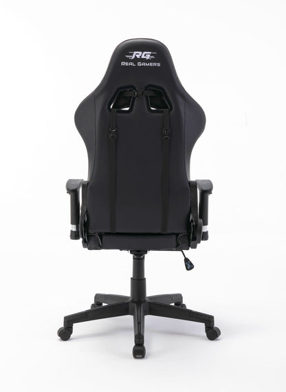 Gaming Computerstuhl Real Gamers Pro schwarz grau Drehstuhl Gamer Büro Stuhl