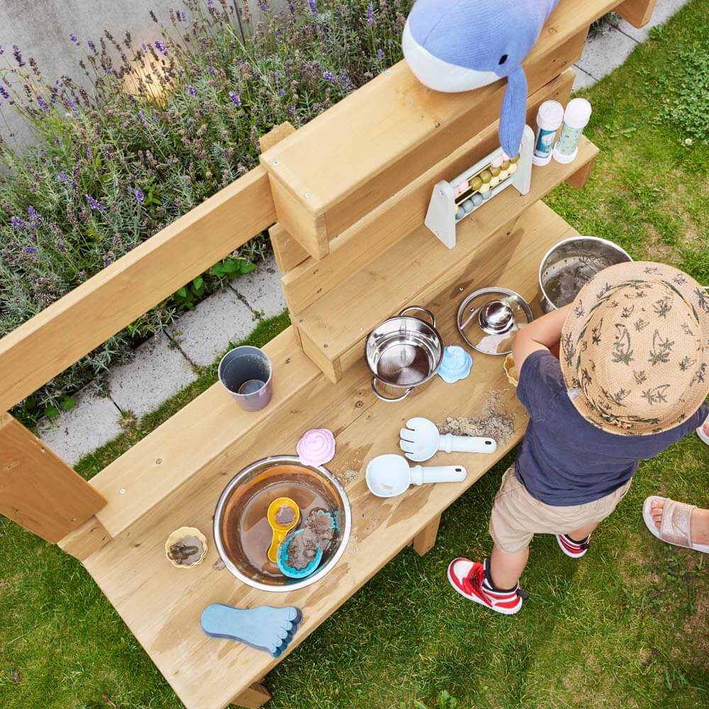 Outdoor Matschküche Spielküche Gartenküche Kinderküche Wasserspiel Küche