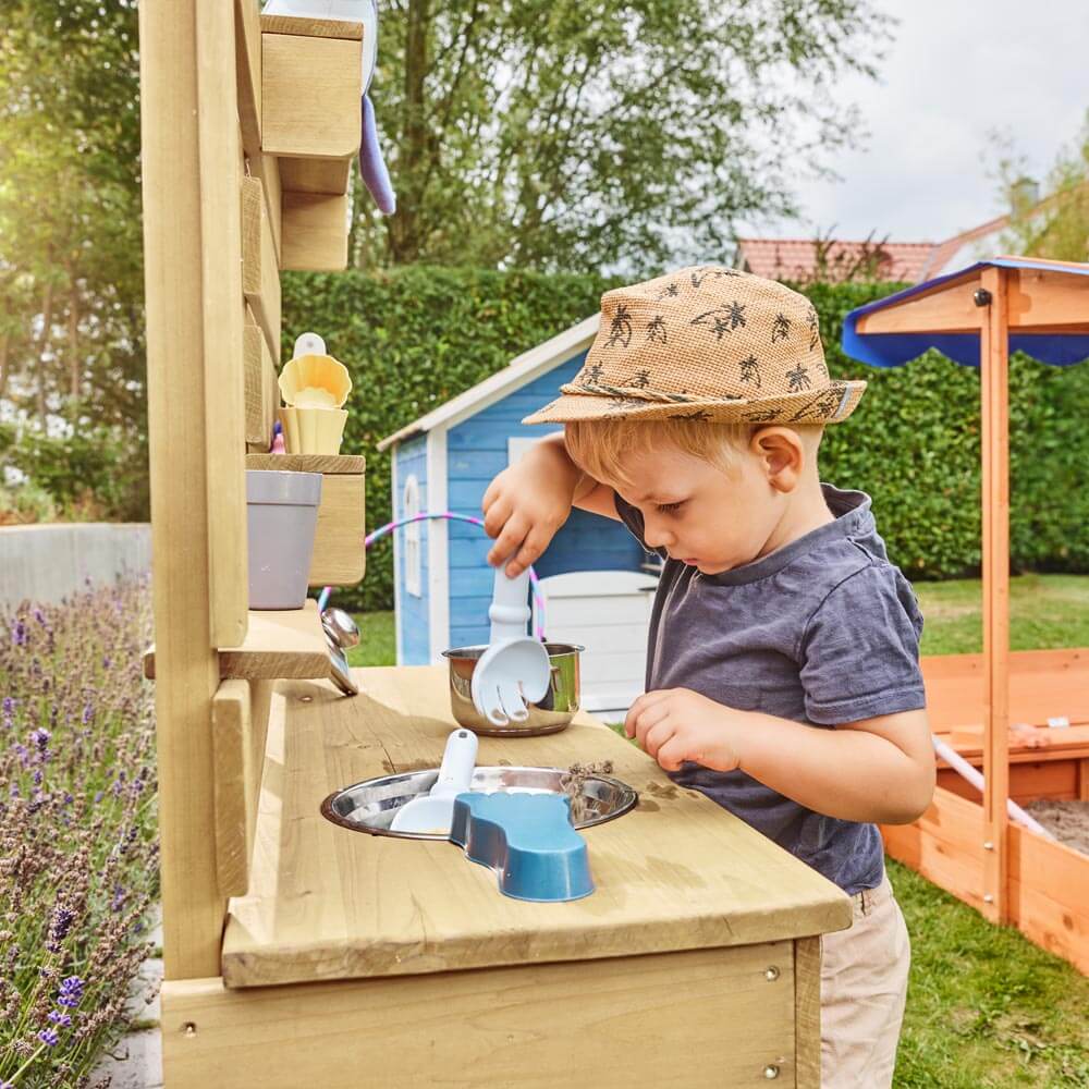 Outdoor Matschküche Spielküche Gartenküche Kinderküche Wasserspiel Küche