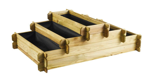 Kiefer Holz Hochbeet 80x120 Pflanzkasten Garten Pflanzbeet Gemüse Kräuter Beet