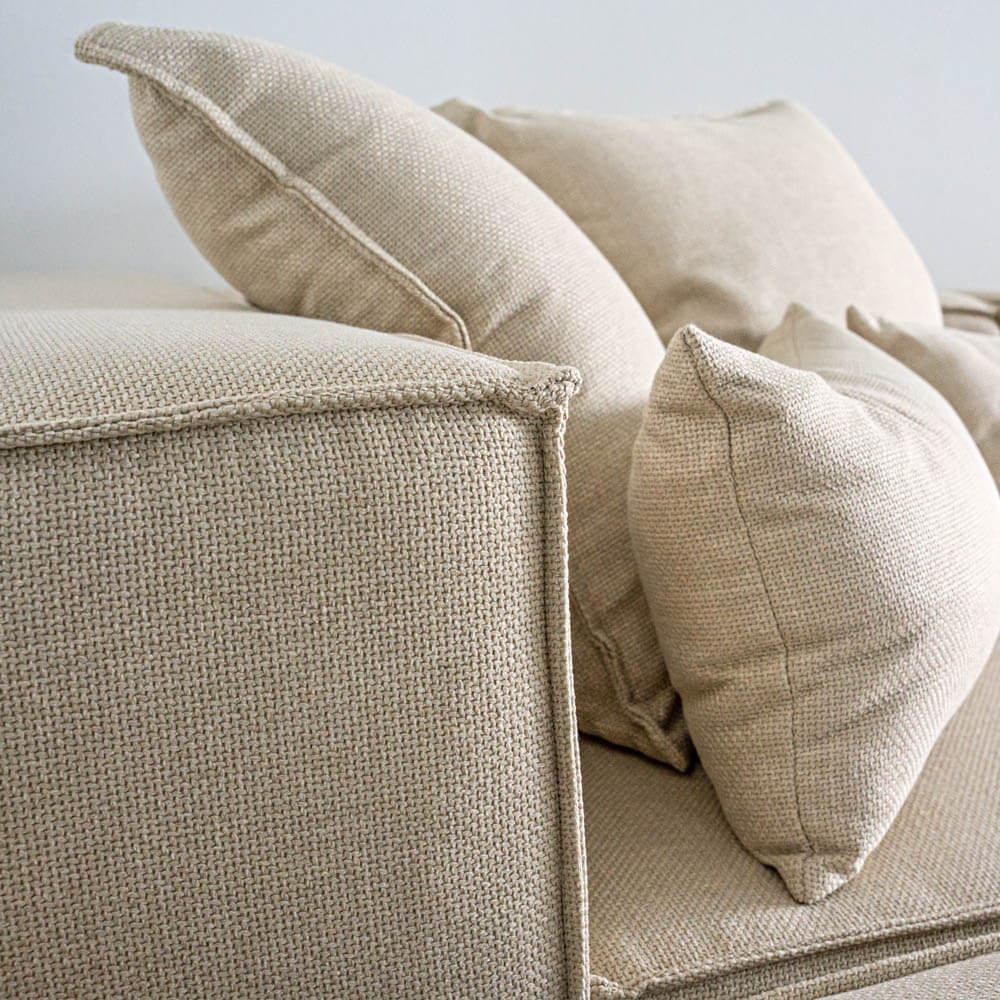 Modulares Sofa Cozy M 327x120 cm Wohnlandschaft Sofa Couch Wohnzimmer Garnitur