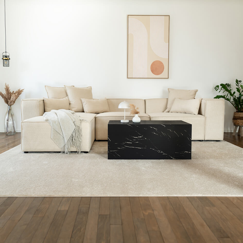 Modulares Sofa Cozy L 327x207 cm Wohnlandschaft Sofa Couch Wohnzimmer Garnitur