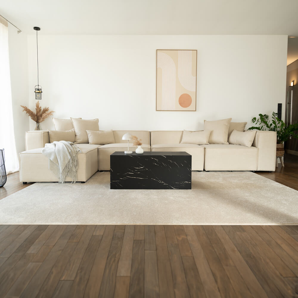 Modulares Sofa Cozy XL 414x207cm Wohnlandschaft Sofa Couch Wohnzimmer Garnitur