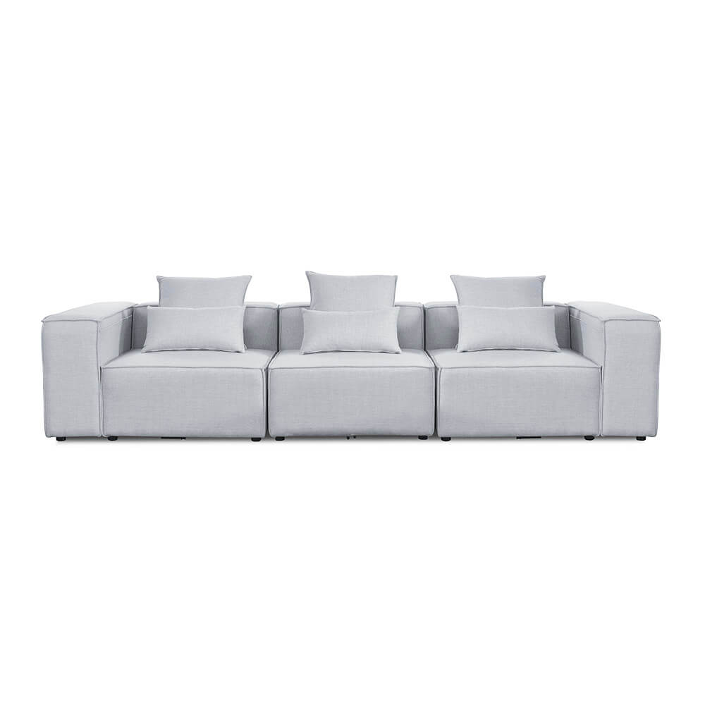 Modulares Sofa Cozy M 327x120 cm Wohnlandschaft Sofa Couch Wohnzimmer Garnitur