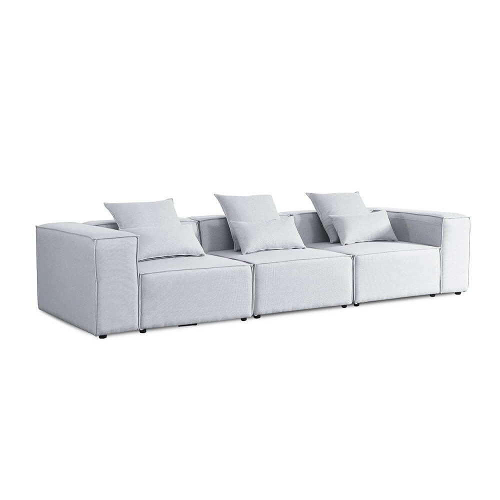 Modulares Sofa Cozy M 327x120 cm Wohnlandschaft Sofa Couch Wohnzimmer Garnitur