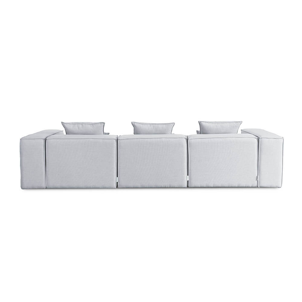 Modulares Sofa Cozy M 327x120 cm Wohnlandschaft Sofa Couch Wohnzimmer Garnitur