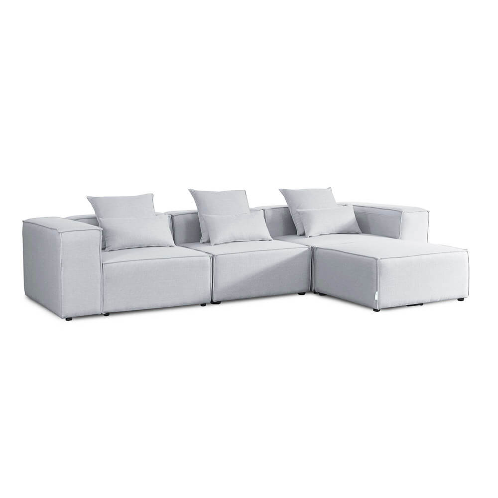Modulares Sofa Cozy L 327x207 cm Wohnlandschaft Sofa Couch Wohnzimmer Garnitur