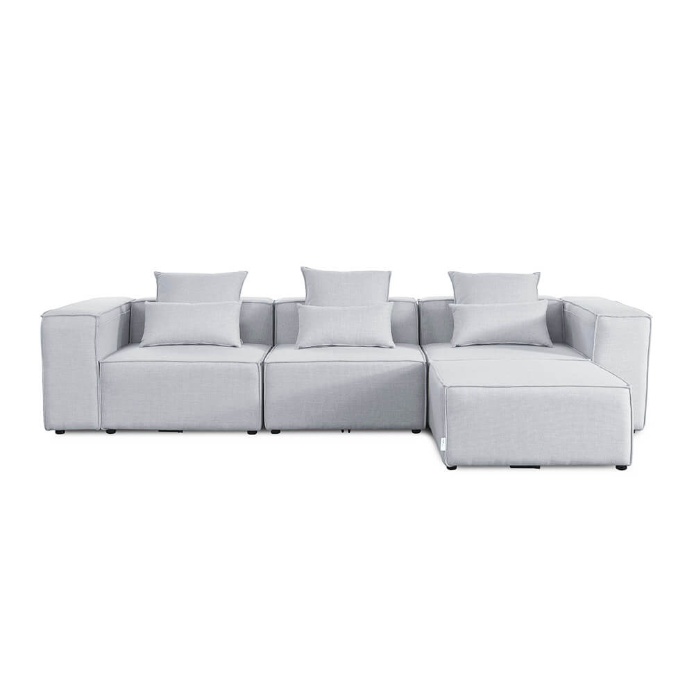 Modulares Sofa Cozy L 327x207 cm Wohnlandschaft Sofa Couch Wohnzimmer Garnitur