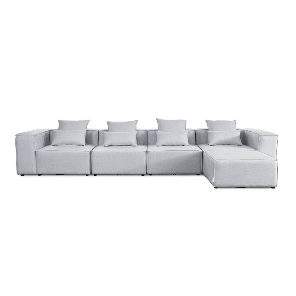Modulares Sofa Cozy XL 414x207cm Wohnlandschaft Sofa Couch Wohnzimmer Garnitur