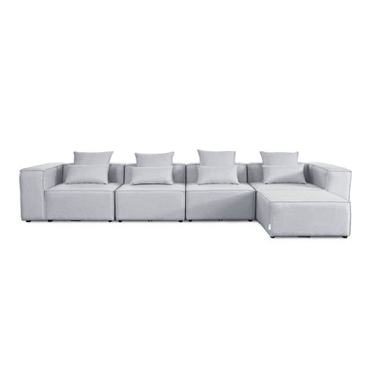 Modulares Sofa Cozy XL 414x207cm Wohnlandschaft Sofa Couch Wohnzimmer Garnitur