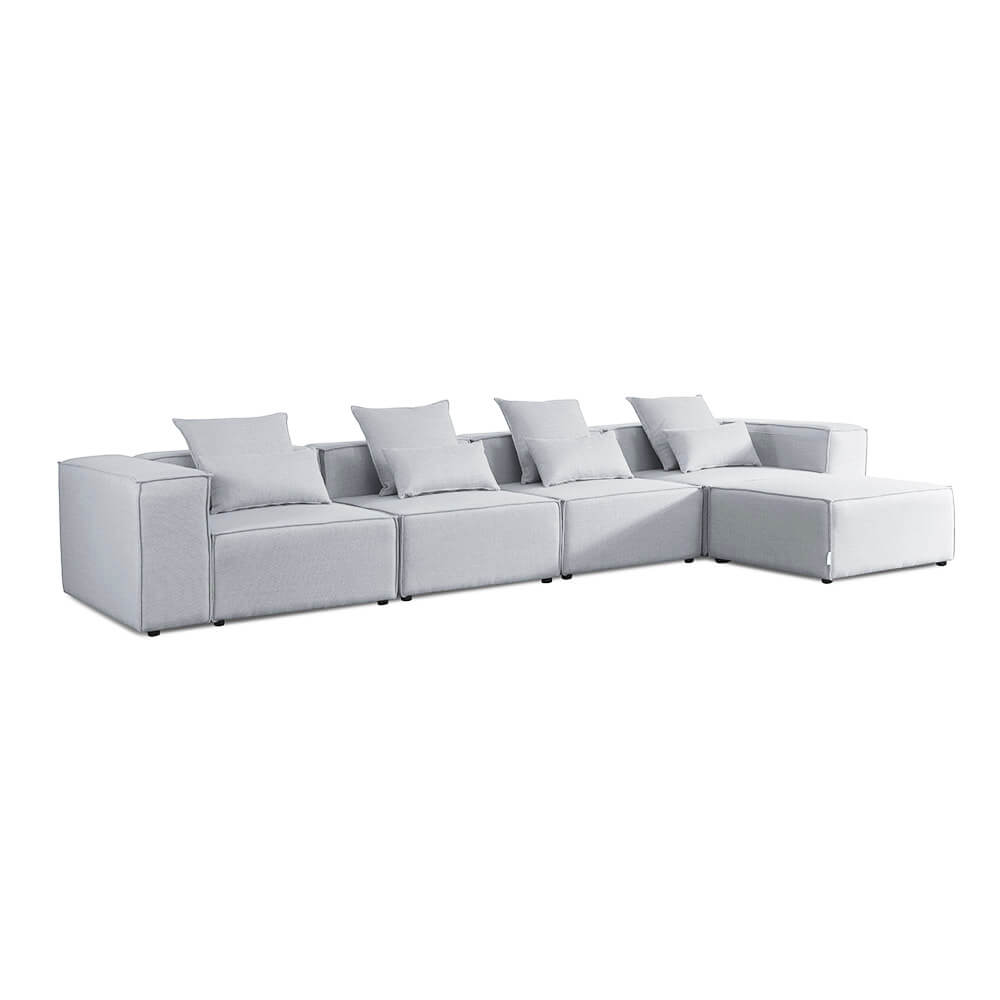 Modulares Sofa Cozy XL 414x207cm Wohnlandschaft Sofa Couch Wohnzimmer Garnitur