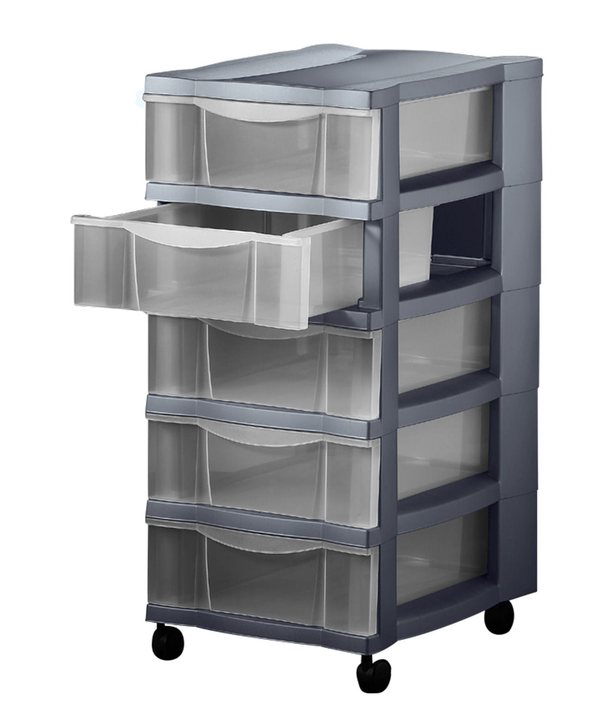 Rollwagen 5 Schubladen Rollcontainer Allzweckwagen Rollen Küchenwagen Schrank