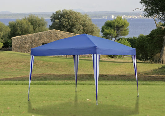 Garden Pleasure Pavillon 3x3m Gartenzelt Partyzelt Garten Zelt Festzelt blau