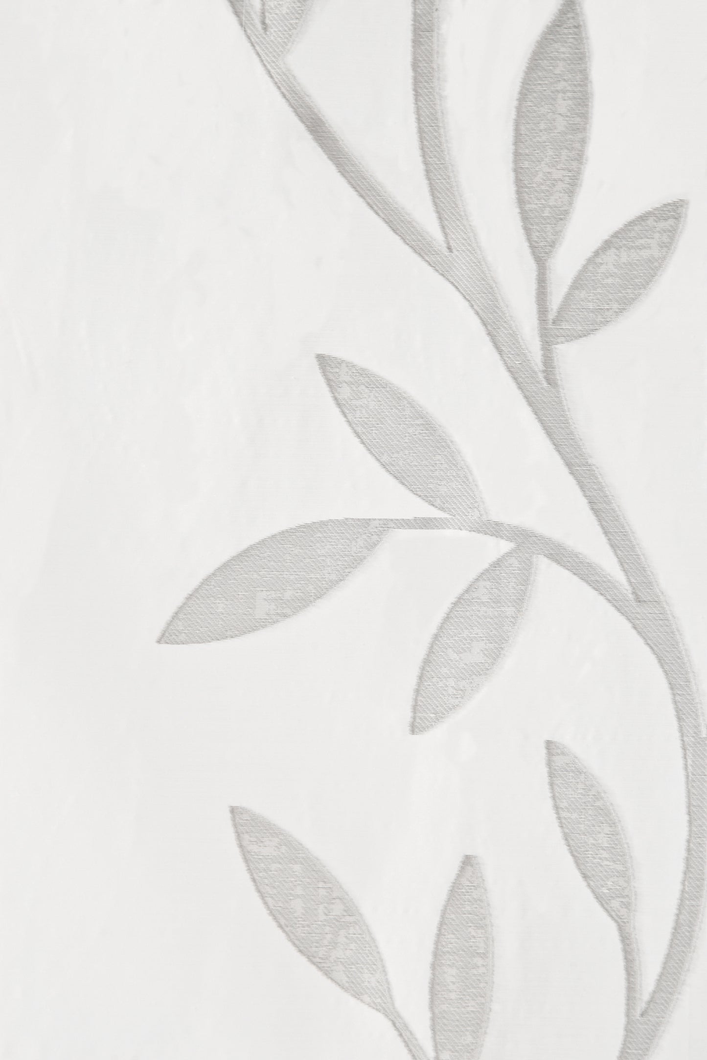 Homing Flächenvorhang Olivia 60x245cm weiß, grau Vorhang Wohnzimmer Schlafzimmer