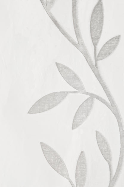 Homing Flächenvorhang Olivia 60x245cm weiß, grau Vorhang Wohnzimmer Schlafzimmer