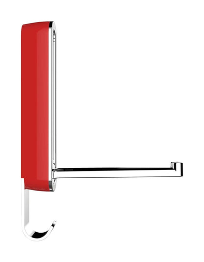 WENKO Klapphaken Premium Sigma rot Universal Haken Wandhalter Garderobe klappbar